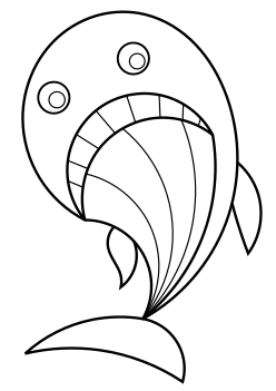 Whale2 free coloring pages for kids