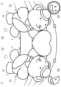 Heart world free coloring pages for kids