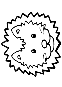 Cute lion Face free coloring pages for kids