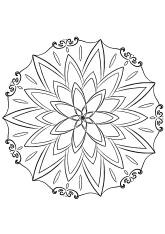 Flower mandala 36 free coloring pages for kids