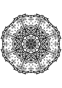 Flower Mandala40 coloring pages for kindergarten and preschool kids activity free