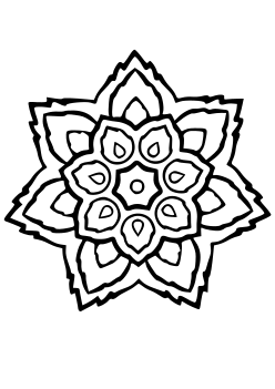 Mandala６９ free coloring pages for kids
