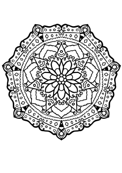 Mandala62 free coloring pages for kids
