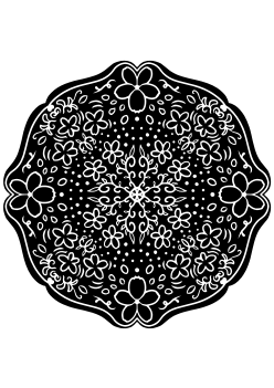 Flower Mandala 66 free coloring pages for kids