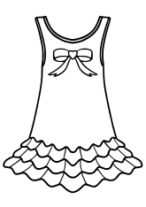 Girls Swimwear free coloring pages for kids