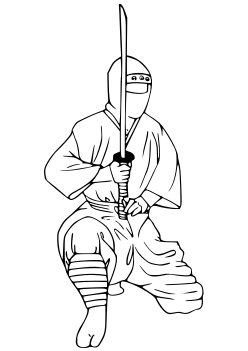 Ninja8 free coloring pages for kids