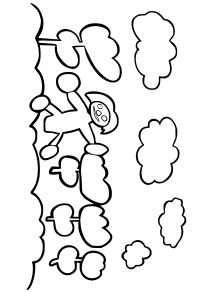 Flower World free coloring pages for kids