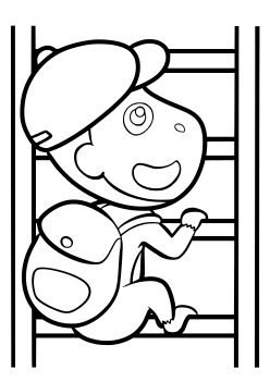 Monkey3 free coloring pages for kids