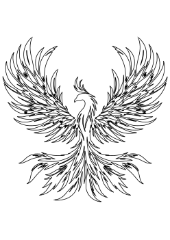 Phoenix free coloring pages for kids