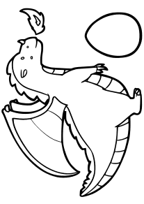 Dragon6 free coloring pages for kids