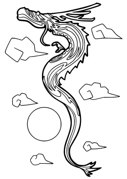 Dragon10 free coloring pages for kids