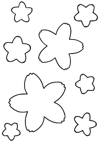 Sakura12 free coloring pages for kids