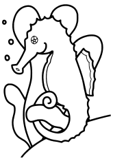 Sea Dragon3 free coloring pages for kids
