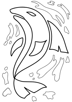 Shark 7 free coloring pages for kids
