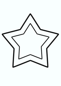 Star6 free coloring pages for kids