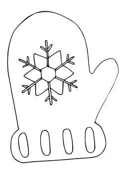 Gloves free coloring pages for kids