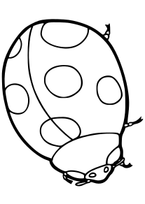 Ladybug2 free coloring pages for kids