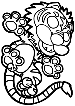 Tiger2 free coloring pages for kids