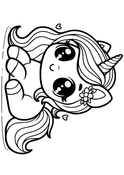 Unicorn 12 free coloring pages for kids