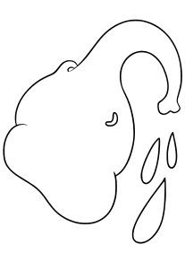 Elephant4 free coloring pages for kids