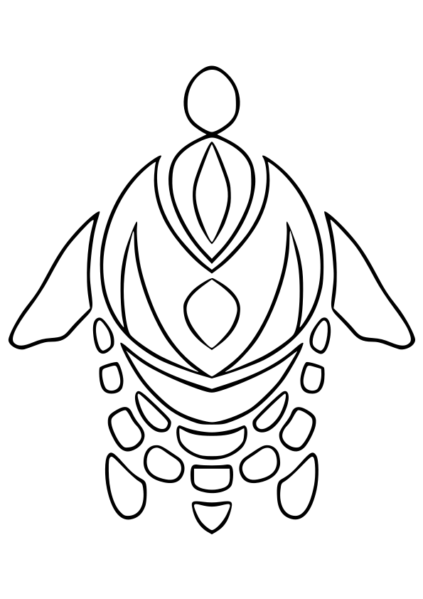 Turtle4 free coloring pages for kids