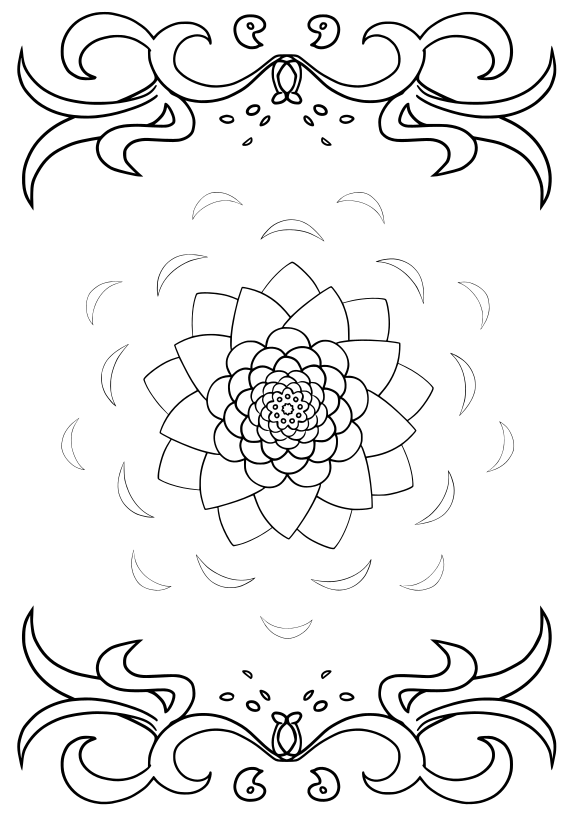 Mandala20 free coloring pages for kids