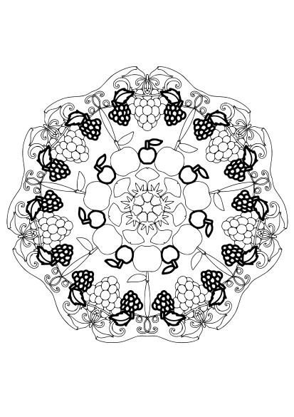 Autum mandala 35 free coloring pages for kids