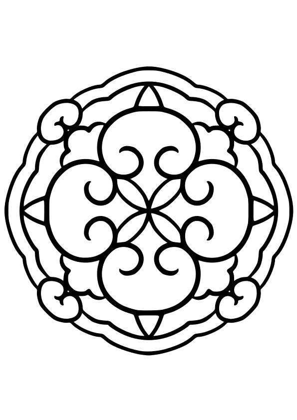 Mandala41 free coloring pages for kids