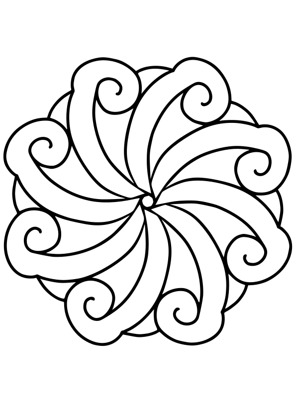 Mandala 75 free coloring pages for kids