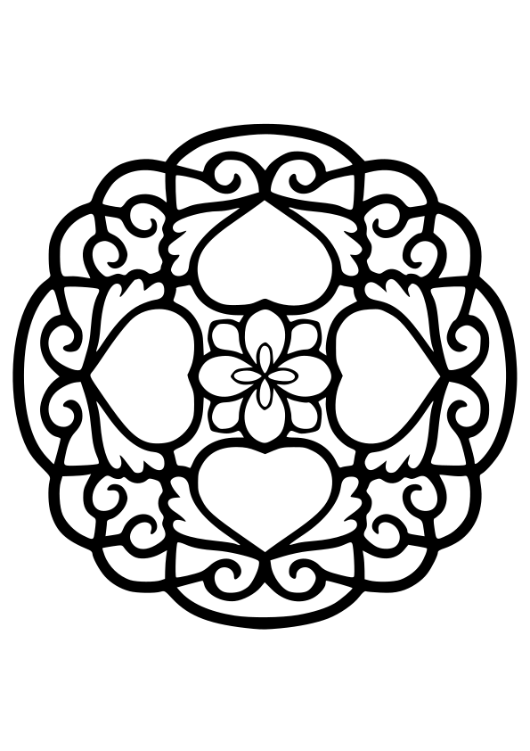 Mandala 78 free coloring pages for kids