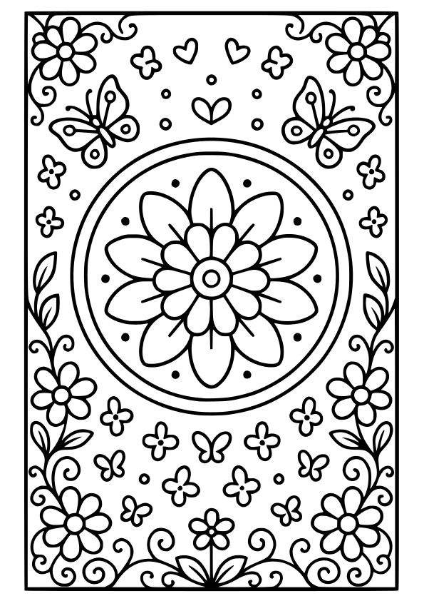Mandala83 free coloring pages for kids