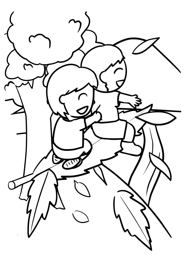 Falls free coloring pages for kids