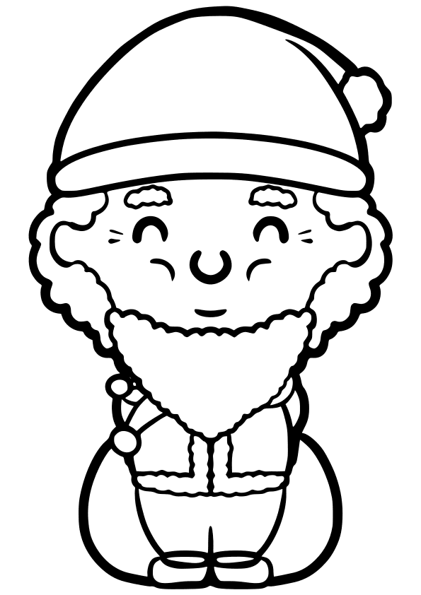 Santaclaus10 free coloring pages for kids