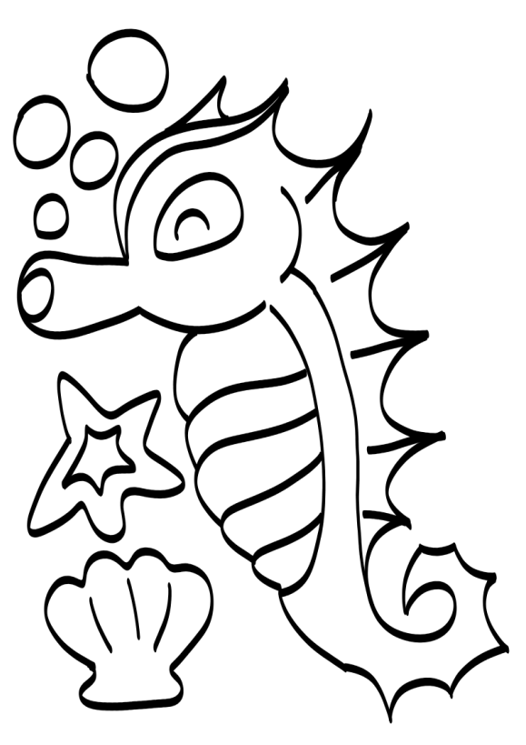 Seadragon free coloring pages for kids