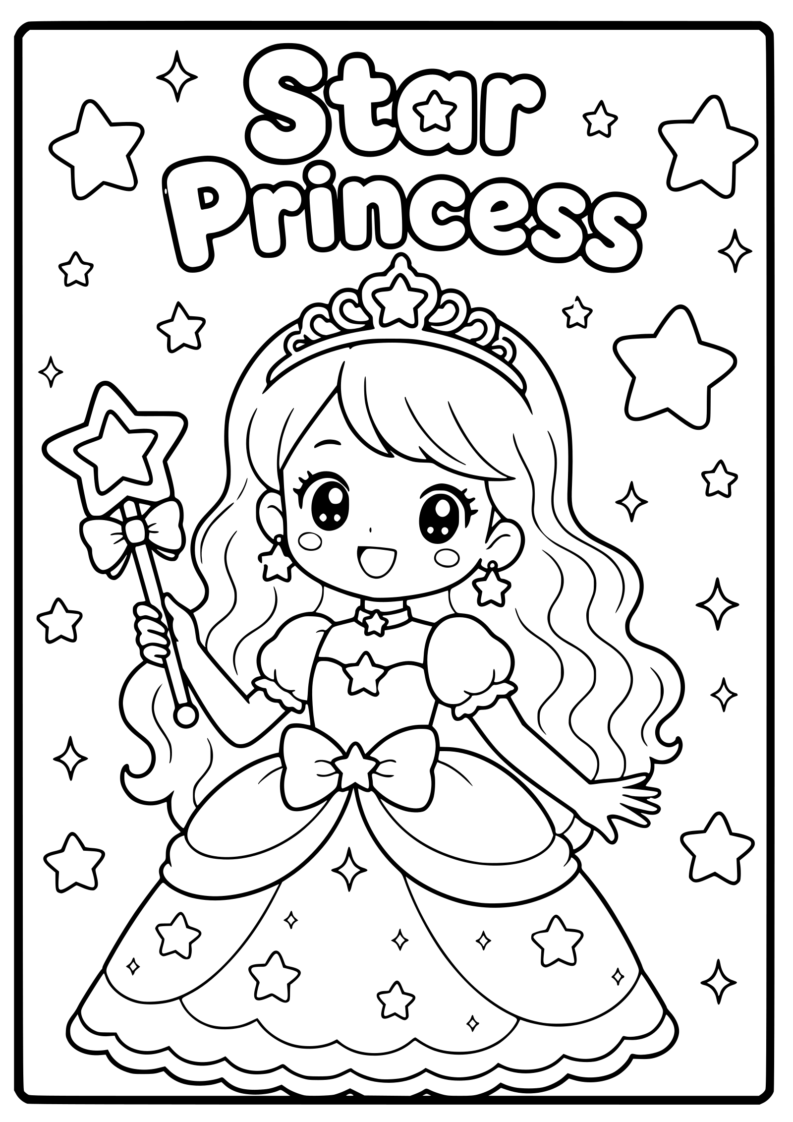 star princess 4 free coloring pages for kids