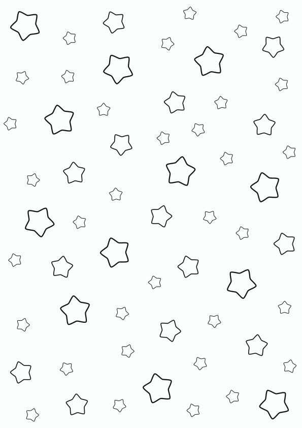 Star8 Background free coloring pages for kids