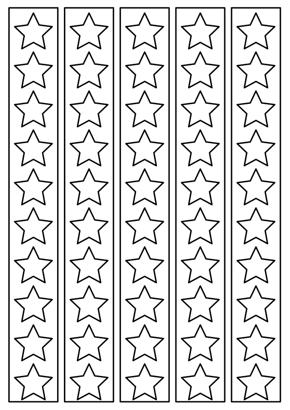 Star Bracelet L free coloring pages for kids