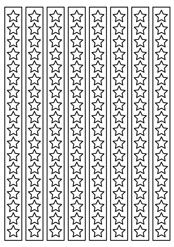 Star Bracelet M free coloring pages for kids