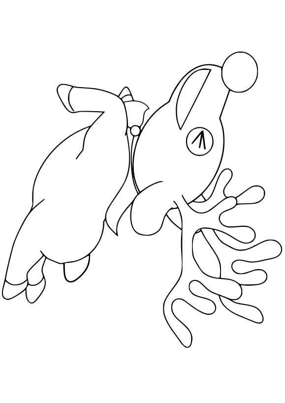 reindeer free coloring pages for kids