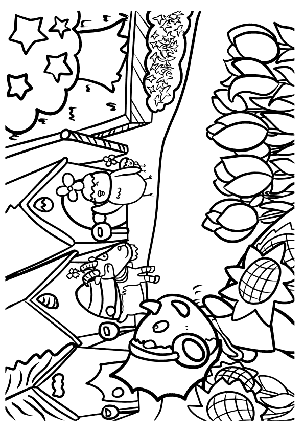 Colorful Planet free coloring pages for kids
