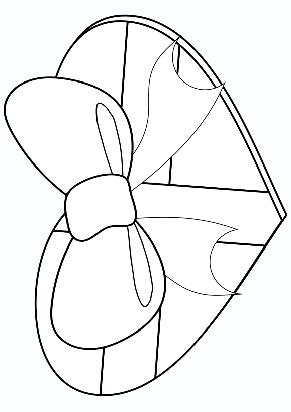 Valentino Chocolate free coloring pages for kids