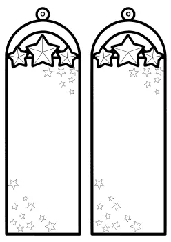今週のランキングに入った短冊1の塗り絵です